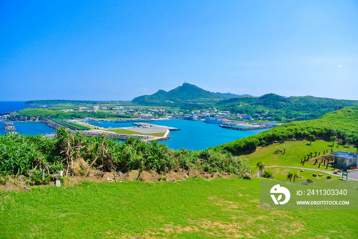 沖縄県の与那国島の風景