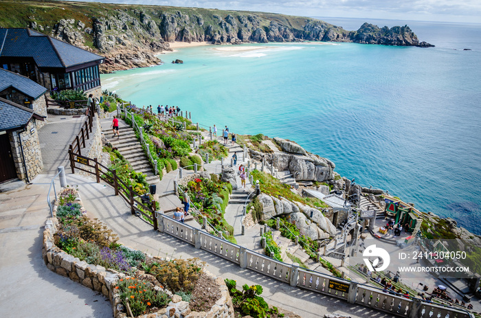 Amazing scenery at Minack Theatre, Porthcurno, United Kingdom