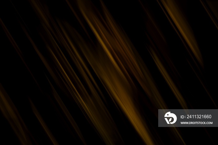 Black gold gradient abstract background light motion effect blur, used for background wallpaper and display your product.