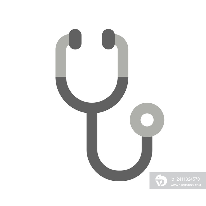 Medical stethoscope icon illustration / png ( background transparent )