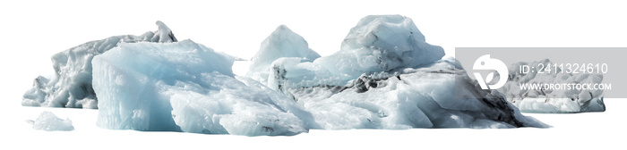 Isolated PNG cutout of an iceberg  on a transparent background