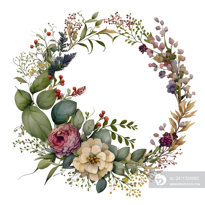 wreath of flowers