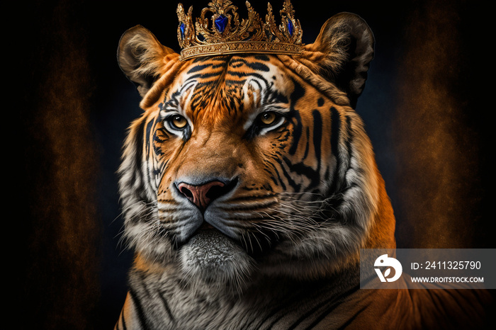 The crowned tiger king