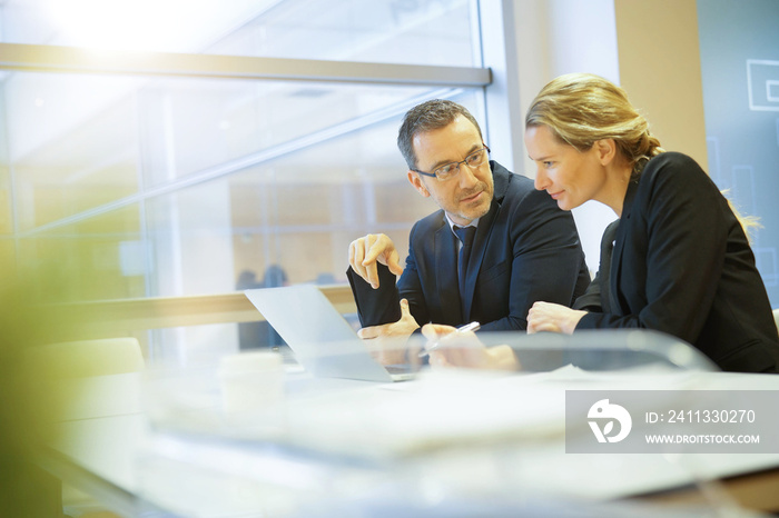 Business people meeting in modern office