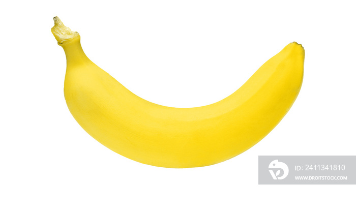 Isolated banana. Transparent Background.