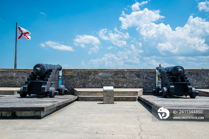 St. Augustine, Florida at the Castillo de San Marcos National Monument.