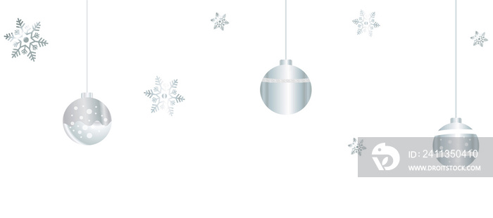 PNG. Snowflake and ball set isolated on transparent background. Winter pattern snow ornament PNG design for Christmas