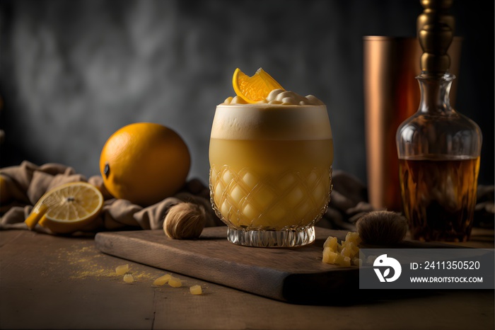 Whiskey Sour Cocktail