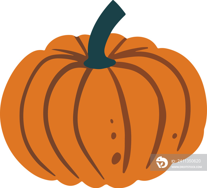 Cute pumpkin Illustration for design element