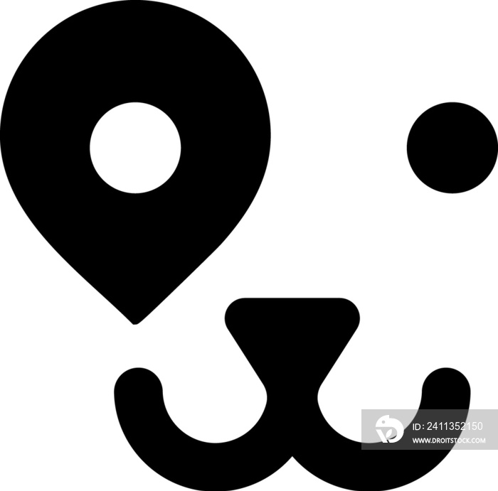 Dog line icon