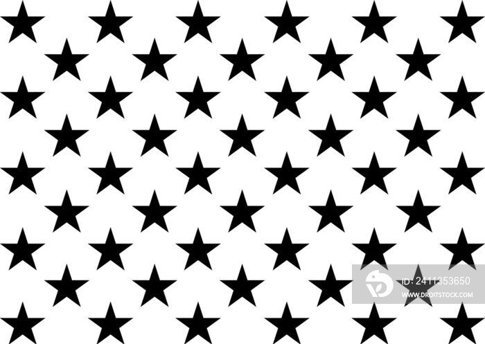 50 stars (United States of America, USA flag design) Png Illustration