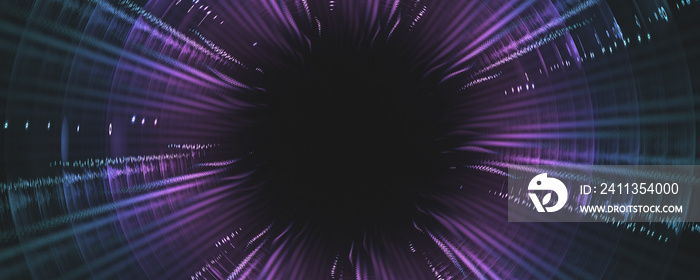 blue purple gradient galaxy hole background