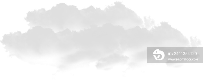 realistic White cloud fog or smog for design