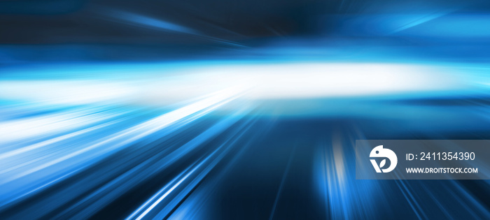 Abstract blue speed movement background