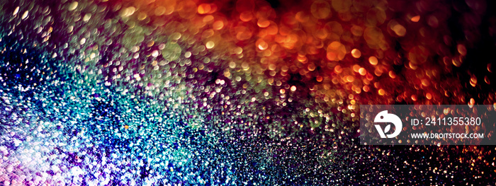 Beautiful abstract shiny light and glitter background