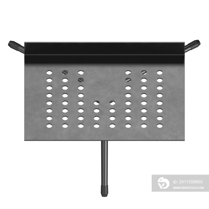 3d rendering illustration of a music stand