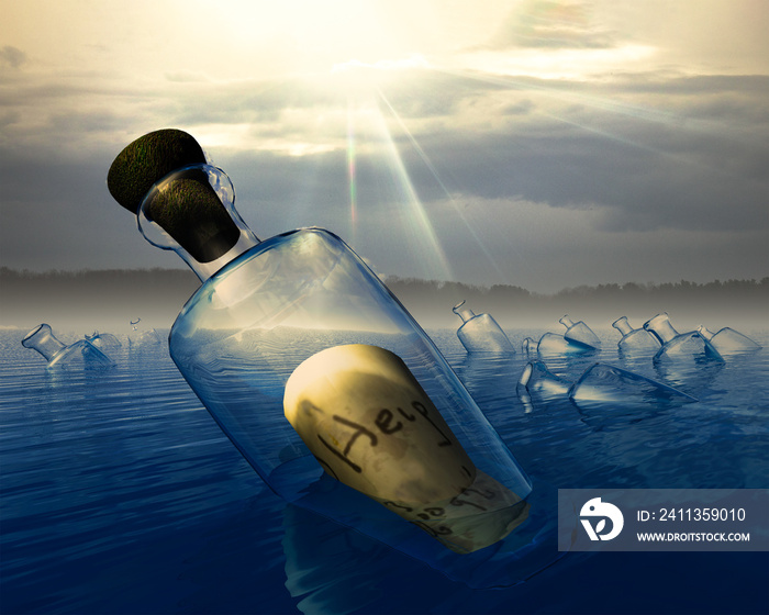 The ocean is full of messages in a bottle calling out for help