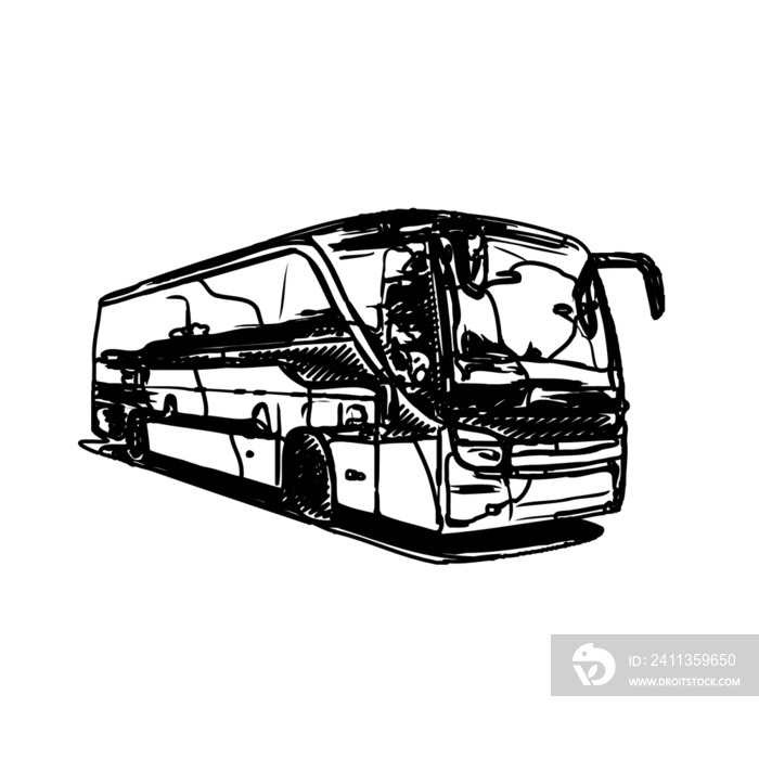 black and white bus drawing sketches for learning coloring and pamphlets