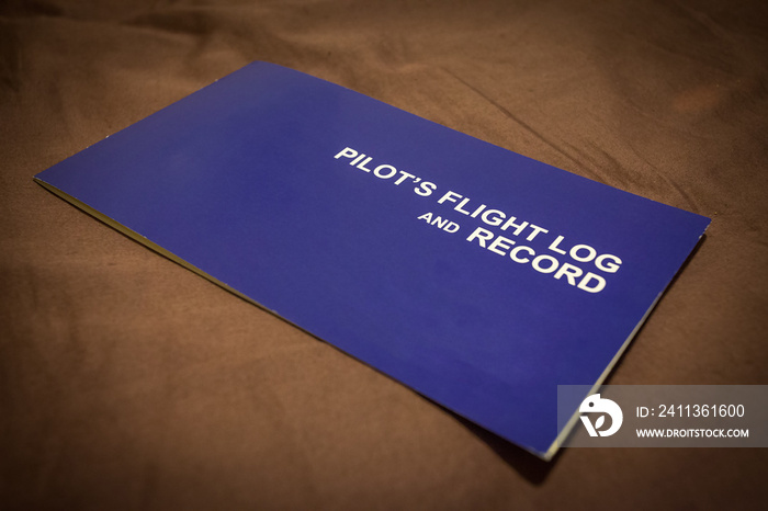 Pilot flight logbook for training becoming pilot