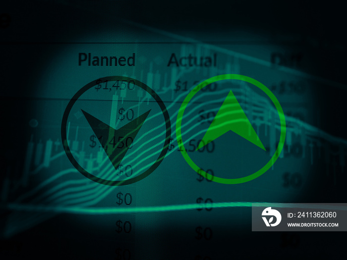 Various type of financial and investment in Bond market. i.e. ETFs, bonds, stocks, crypto currency Sustainable portfolio management, long term wealth management with risk diversification concept.