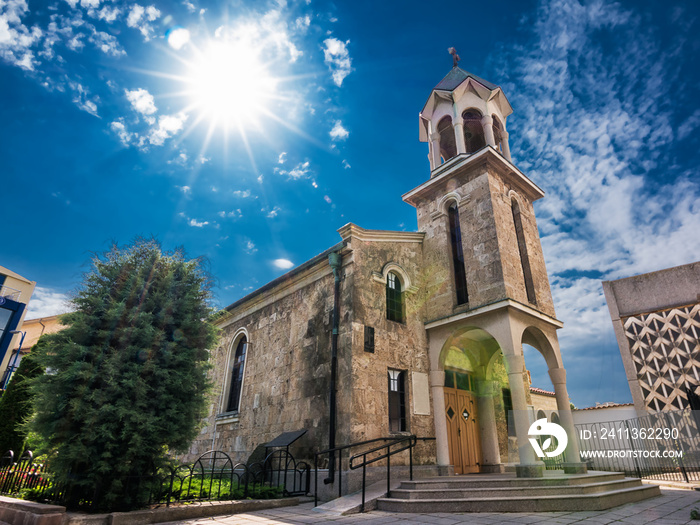 Armenian Church of the Holy Cross in the center of Burgas (Bulgaria)