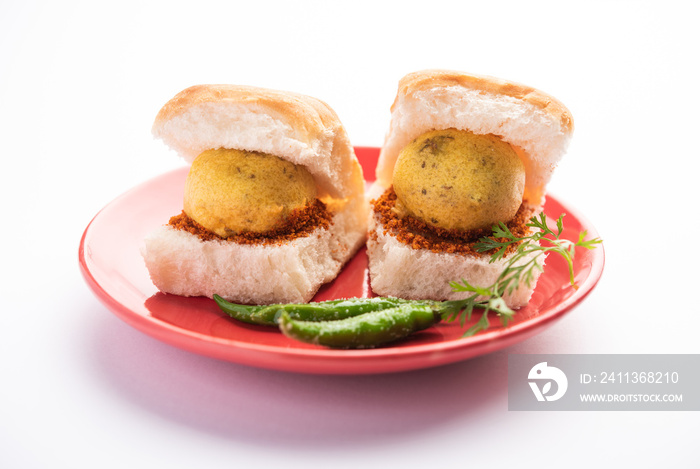 Vada Pav OR Wada Pao or indian burger