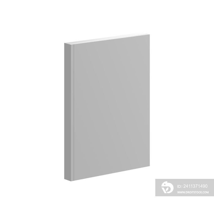 blank standing book cover