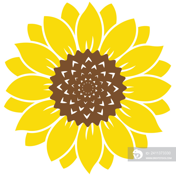 Yellow sunflower sign