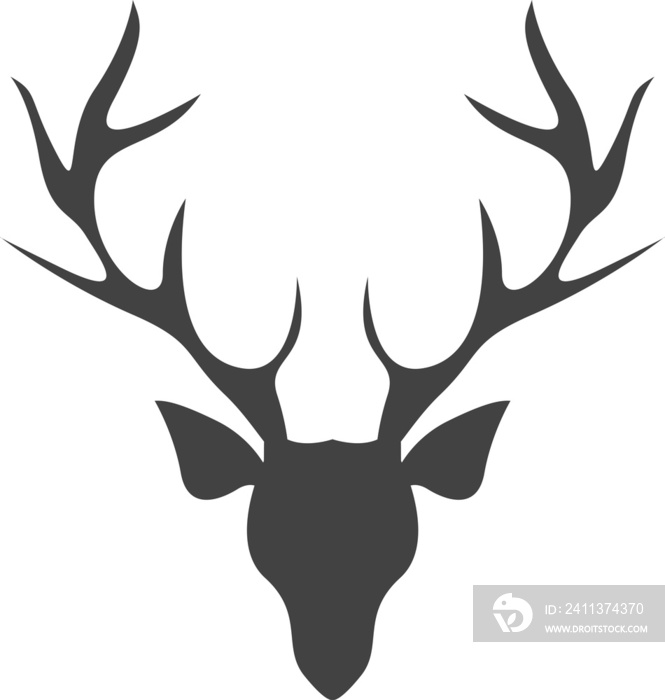 animal silhouette isolated on transparent background