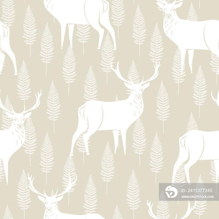 seamless pattern with horses