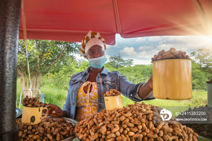 African street vendor