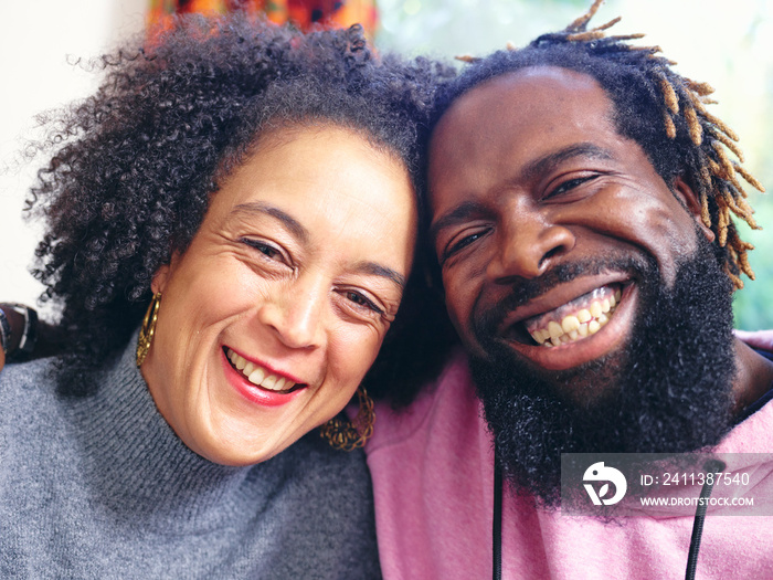 Portrait of smiling couple