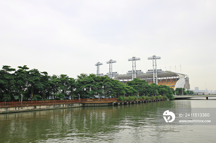 广东省广州珠江新城城市建筑