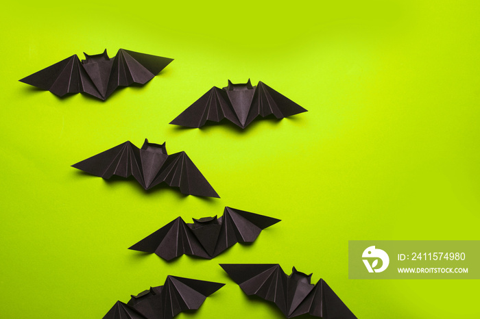 Halloween bats background. spooky creepy halloween.