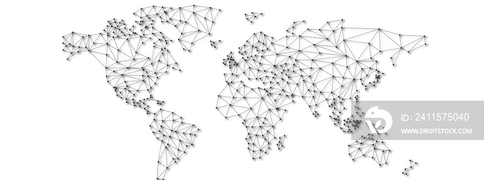 抽象的な世界地図