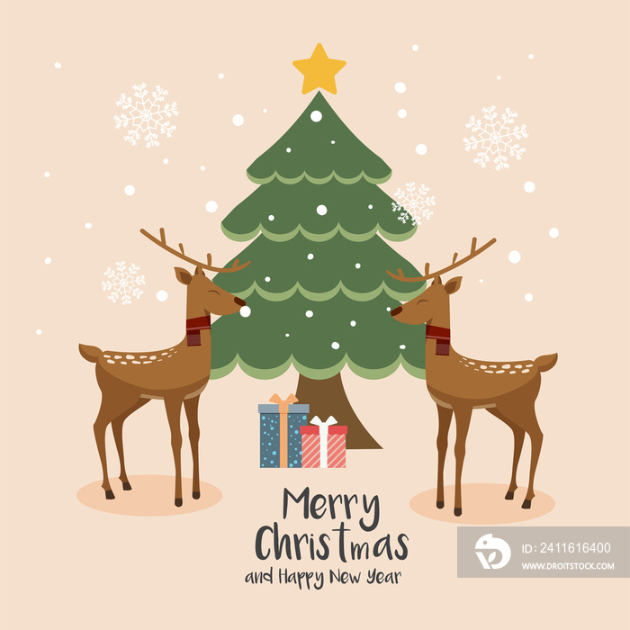 Merry Christmas Greeting Card