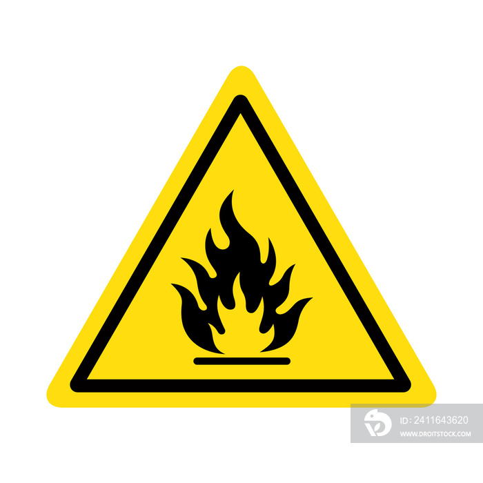 flamable sign