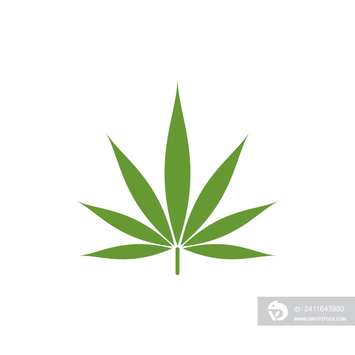 Hemp leaf icon