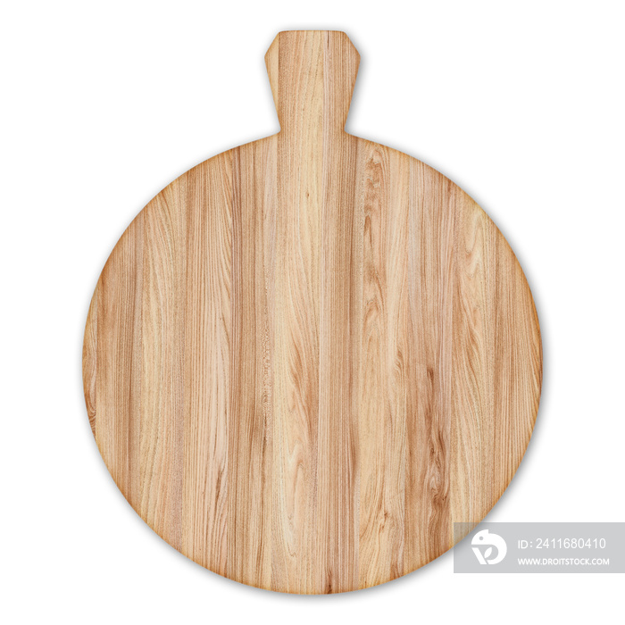 Round boards for pizza from the wood, 3D illustrations.