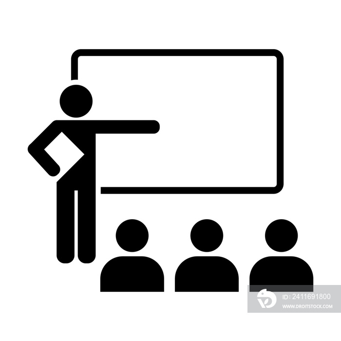 teacher - presentation icon