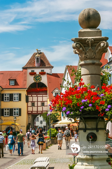 Brunnen in Meersburg