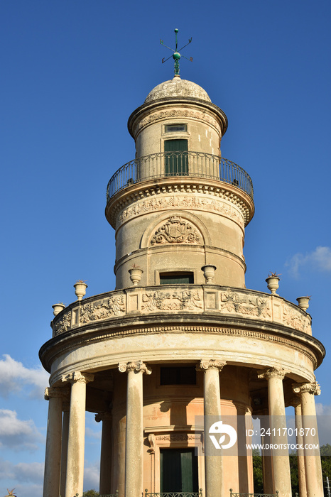 Lija Belvedere Tower, landmark in the village of Lija, central Malta