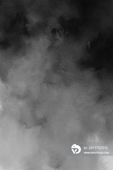 Black Watercolor Background Paper Texture