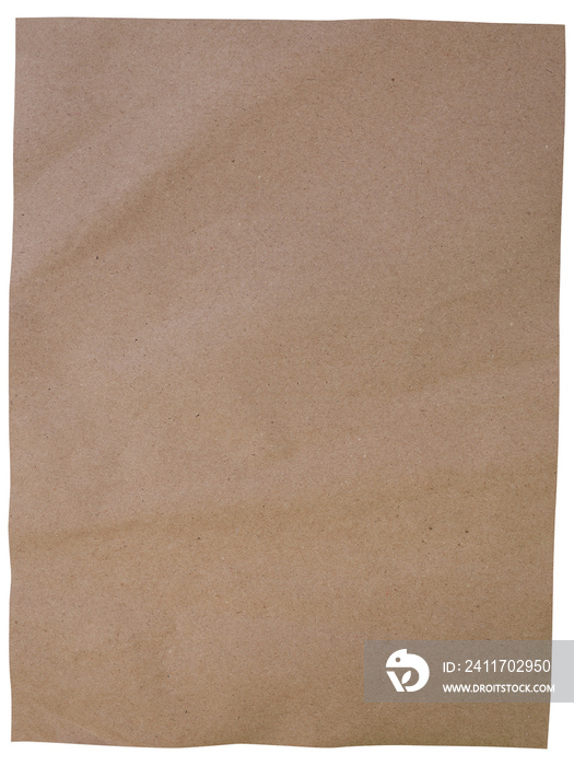 Brown paper sheet