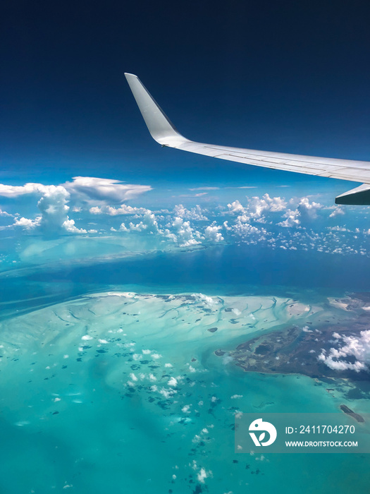 Caribbean view from above