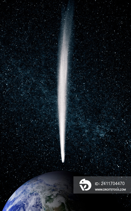 asteroid heading into earth, some elements of this image furnished by ESA/HUBBLE