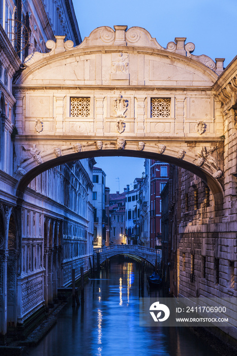 Bridge of Sighs in Venice