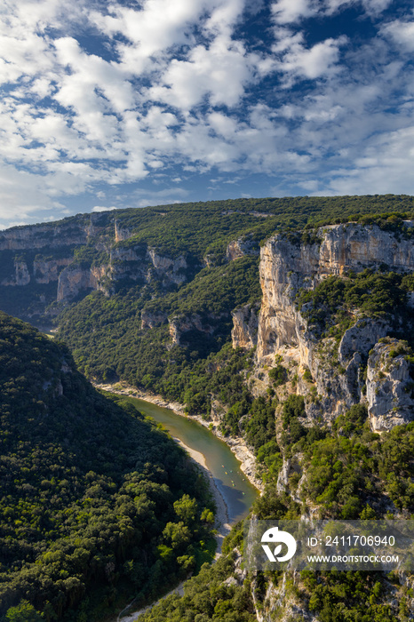 Gorges de Ardeche, Auvergne-Rhone-Alpes, France