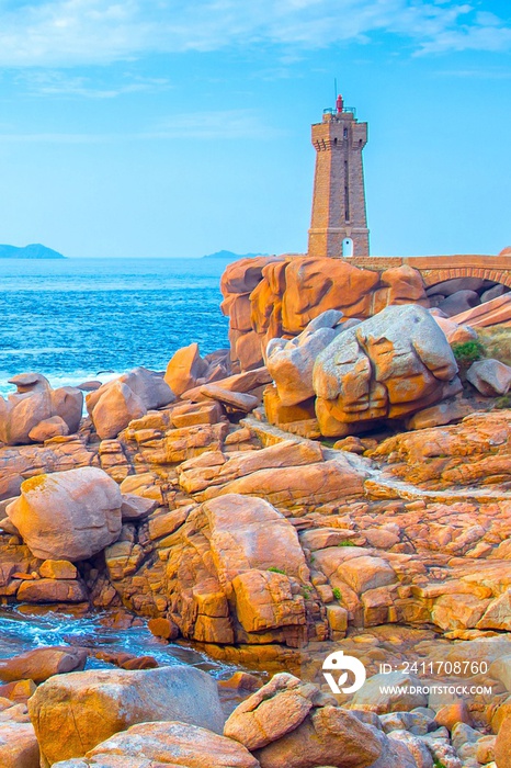 Ploumanac’h à Perros-Guirec en Bretagne, France