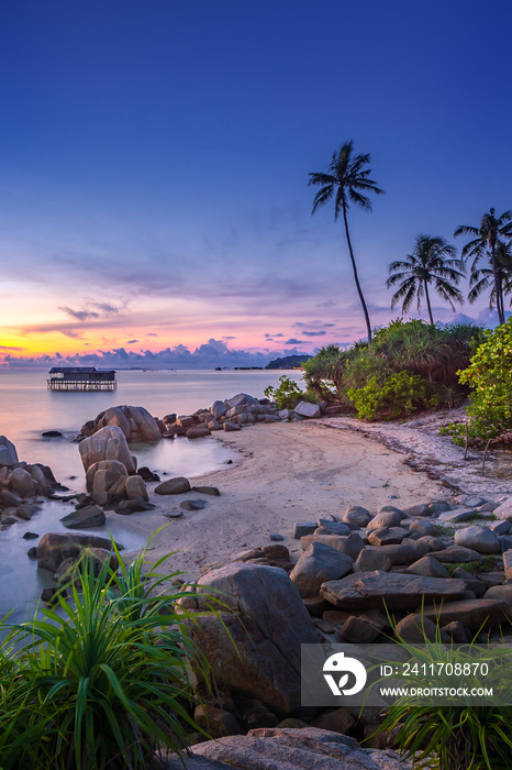 Wonderful Sunrise moment at bintan island